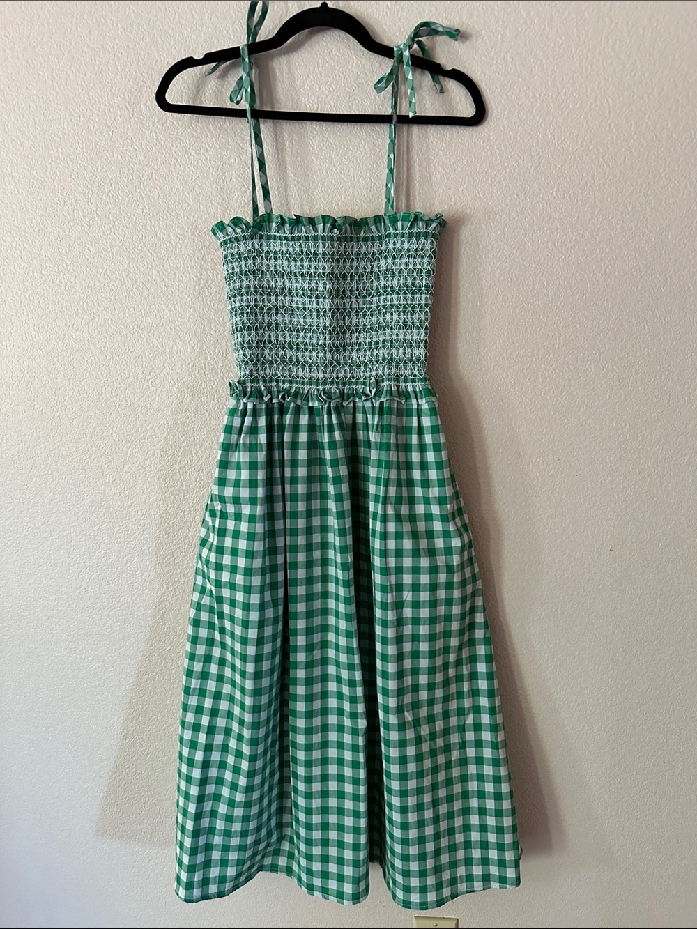 EUC Kate Spade Smocked Midi Dress